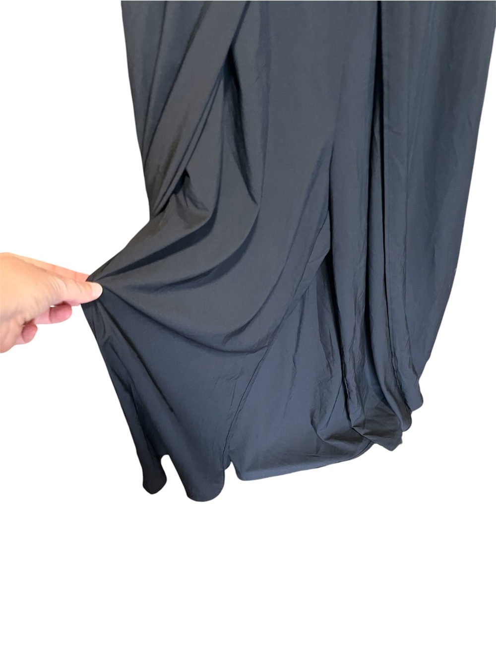 HALARA Black Breezeful Zipper Sleeveless Pocket Contrast Quick Dry Jumpsuit XL - Picture 9 of 14